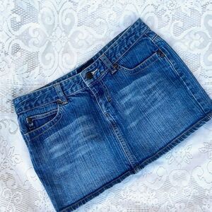 Aeropostale Vintage Denim Mini Skirt